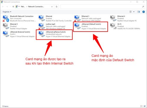 Cấu hình mạng ảo trong Hyper-V bằng Virtual Switch: External Switch ...
