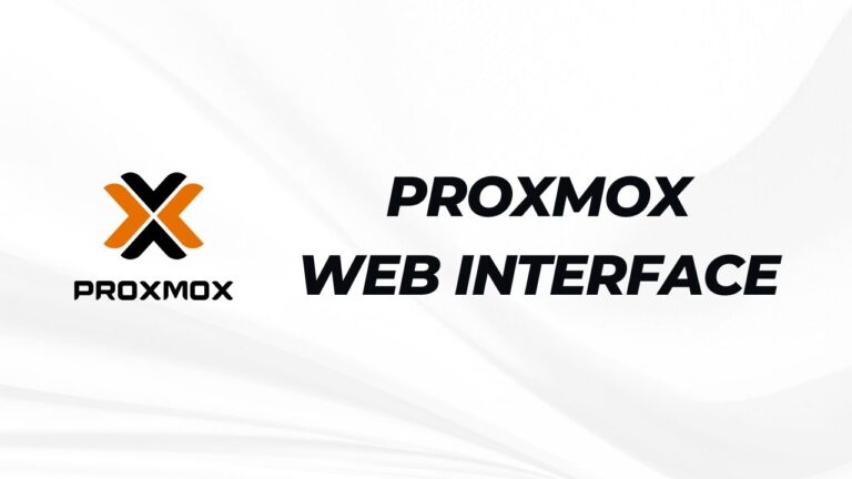 [Proxmox] Làm quen với giao diện quản lý Web UI của Proxmox VE