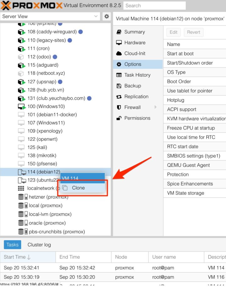 Proxmox Hướng dẫn tạo VM Template để triển khai nhanh máy ảo Thuận Proxmox Hướng dẫn tạo VM Template để triển khai nhanh máy ảo Thuận